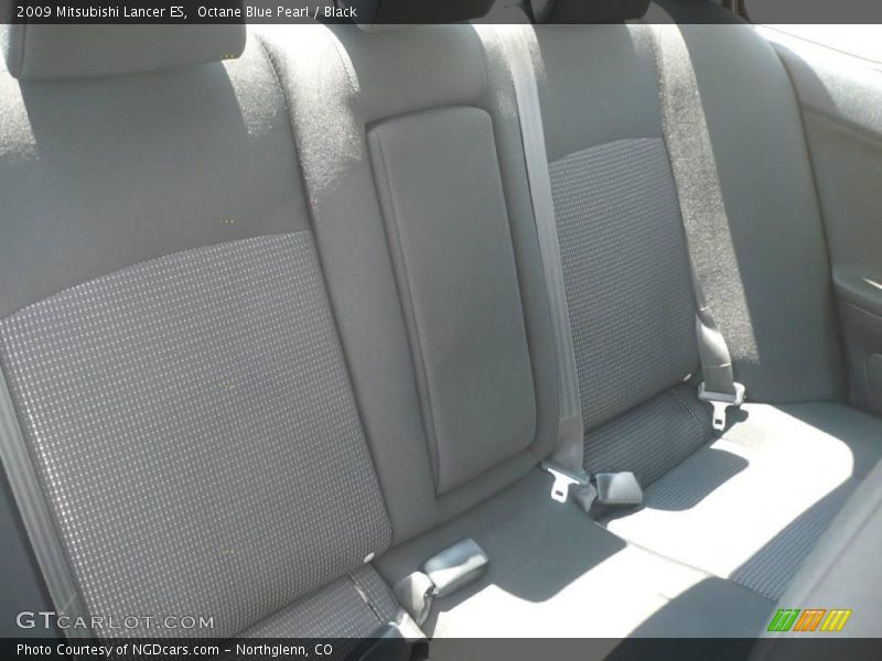 Octane Blue Pearl / Black 2009 Mitsubishi Lancer ES