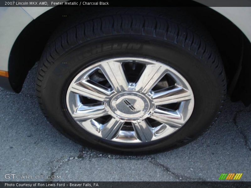 Pewter Metallic / Charcoal Black 2007 Lincoln MKX AWD