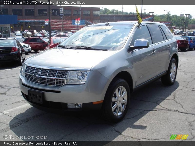 Pewter Metallic / Charcoal Black 2007 Lincoln MKX AWD