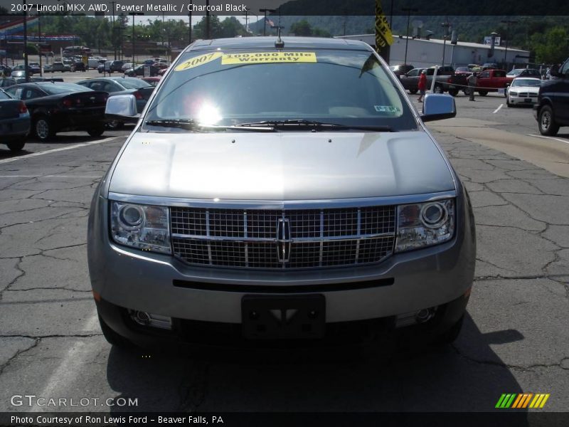 Pewter Metallic / Charcoal Black 2007 Lincoln MKX AWD