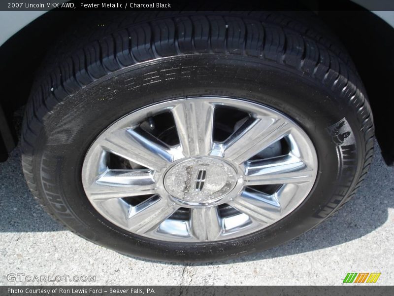 Pewter Metallic / Charcoal Black 2007 Lincoln MKX AWD