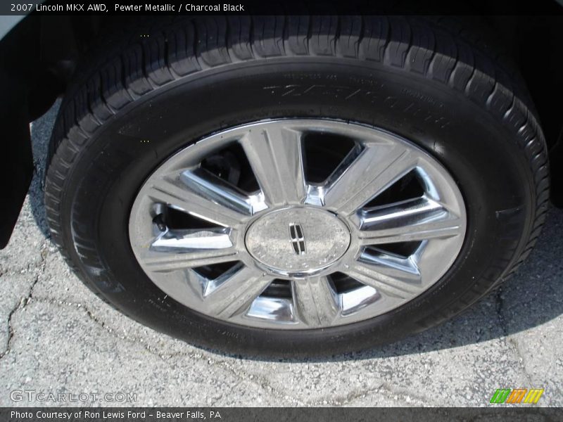 Pewter Metallic / Charcoal Black 2007 Lincoln MKX AWD