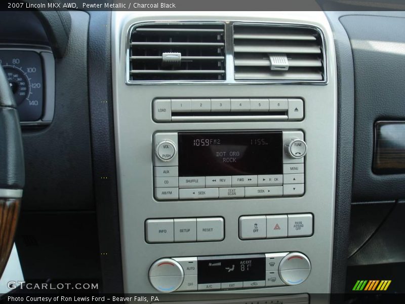 Pewter Metallic / Charcoal Black 2007 Lincoln MKX AWD