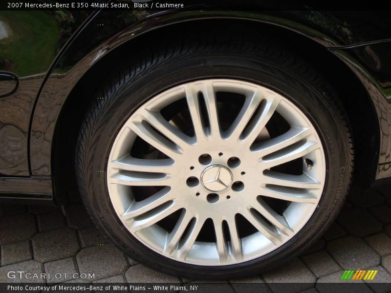 Black / Cashmere 2007 Mercedes-Benz E 350 4Matic Sedan