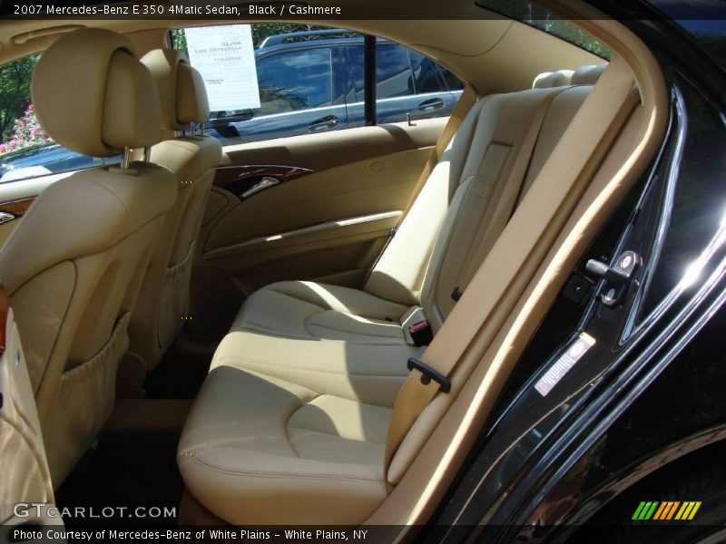 Black / Cashmere 2007 Mercedes-Benz E 350 4Matic Sedan