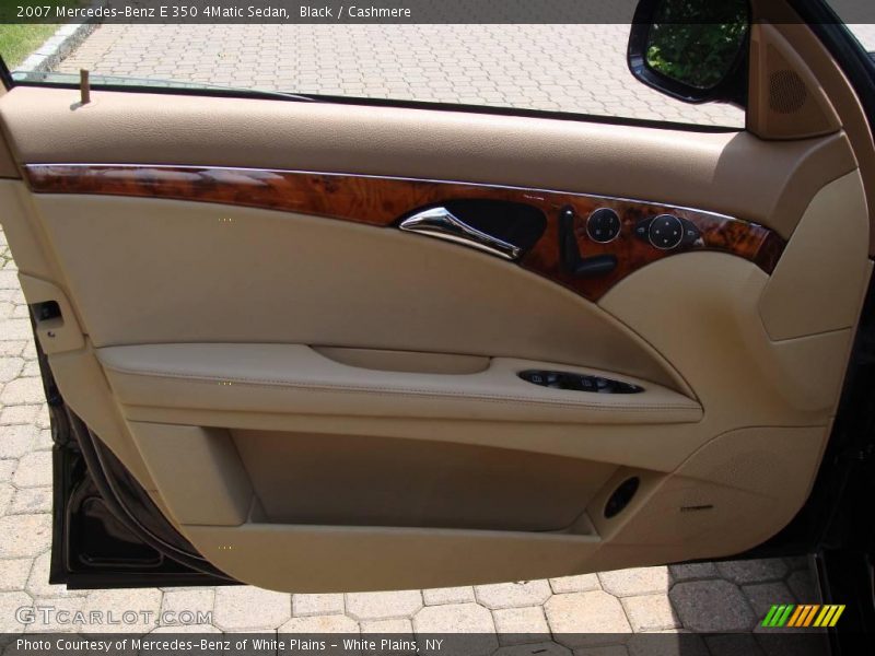 Black / Cashmere 2007 Mercedes-Benz E 350 4Matic Sedan