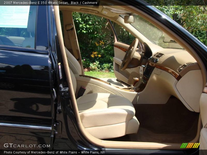 Black / Cashmere 2007 Mercedes-Benz E 350 4Matic Sedan