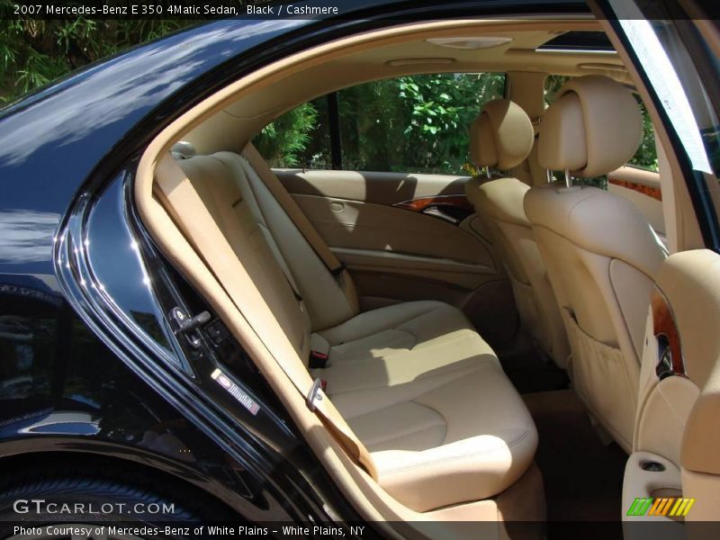 Black / Cashmere 2007 Mercedes-Benz E 350 4Matic Sedan
