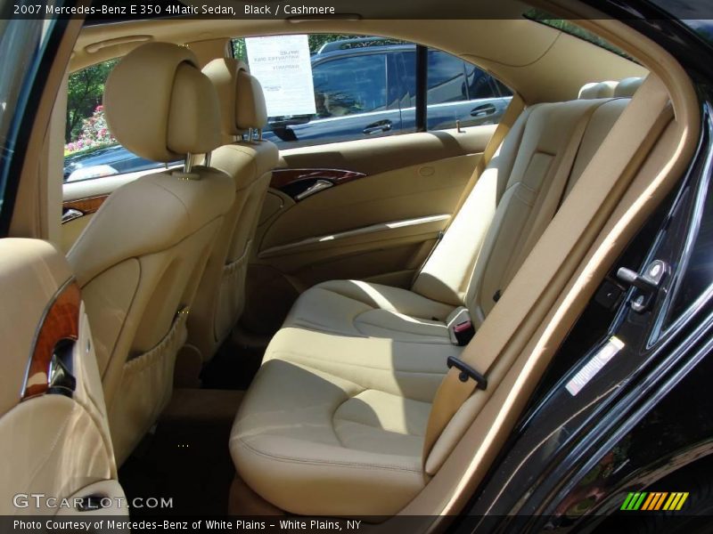 Black / Cashmere 2007 Mercedes-Benz E 350 4Matic Sedan