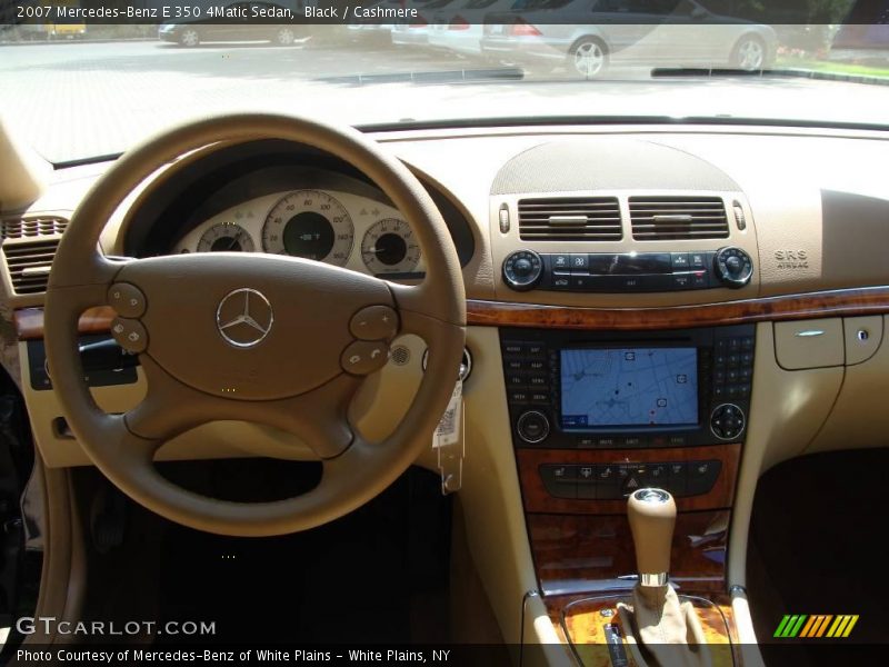 Black / Cashmere 2007 Mercedes-Benz E 350 4Matic Sedan