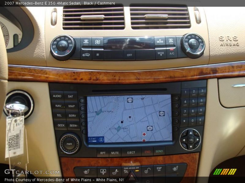 Black / Cashmere 2007 Mercedes-Benz E 350 4Matic Sedan