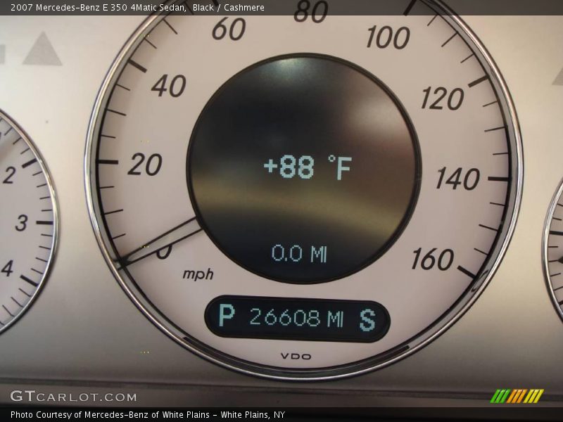 Black / Cashmere 2007 Mercedes-Benz E 350 4Matic Sedan