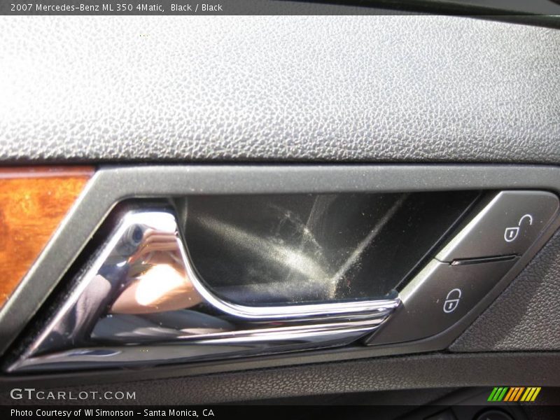 Black / Black 2007 Mercedes-Benz ML 350 4Matic