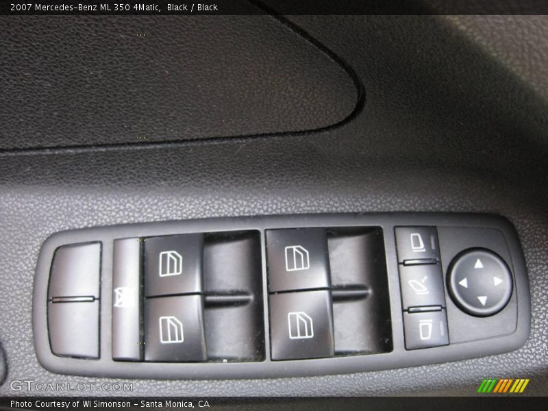 Black / Black 2007 Mercedes-Benz ML 350 4Matic