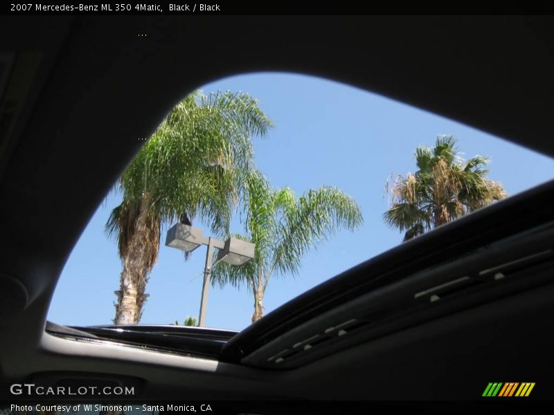 Black / Black 2007 Mercedes-Benz ML 350 4Matic