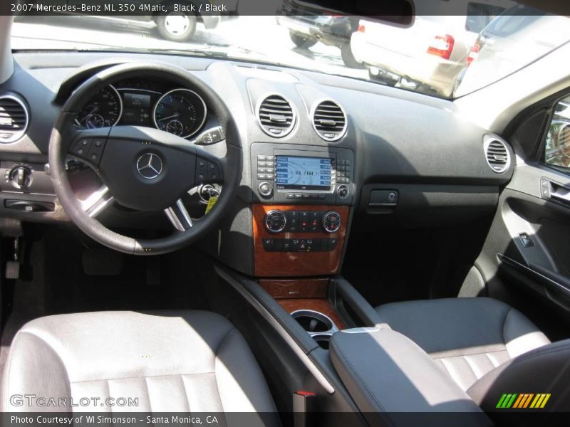 Black / Black 2007 Mercedes-Benz ML 350 4Matic