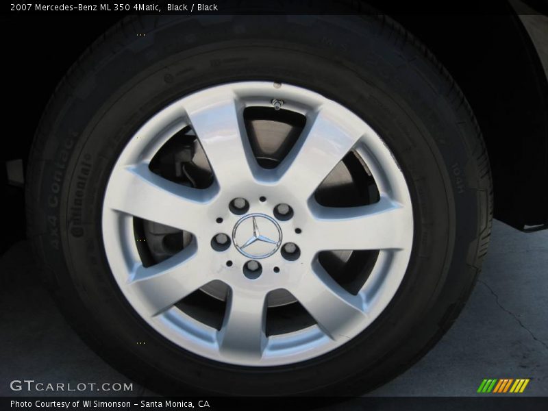 Black / Black 2007 Mercedes-Benz ML 350 4Matic
