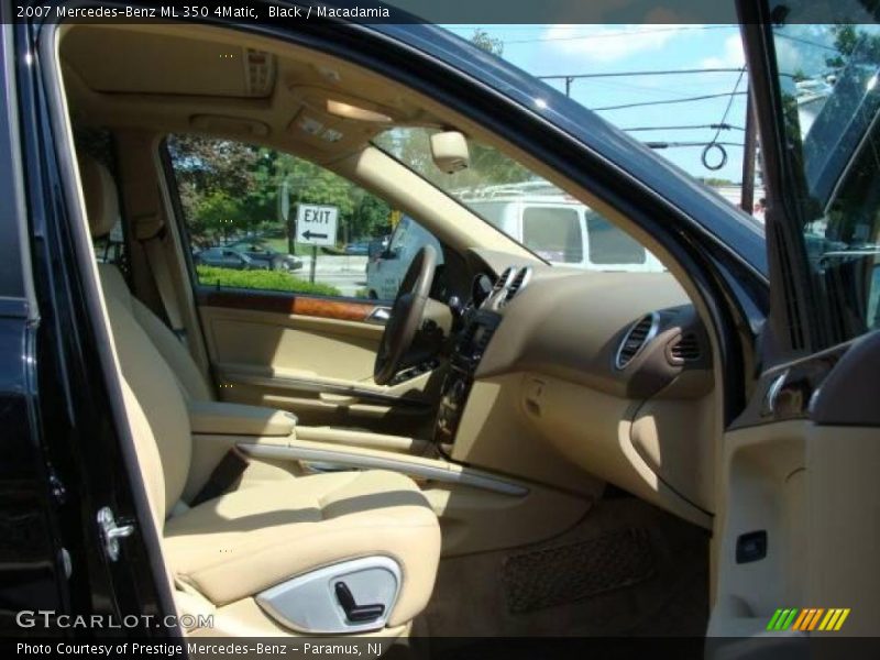 Black / Macadamia 2007 Mercedes-Benz ML 350 4Matic