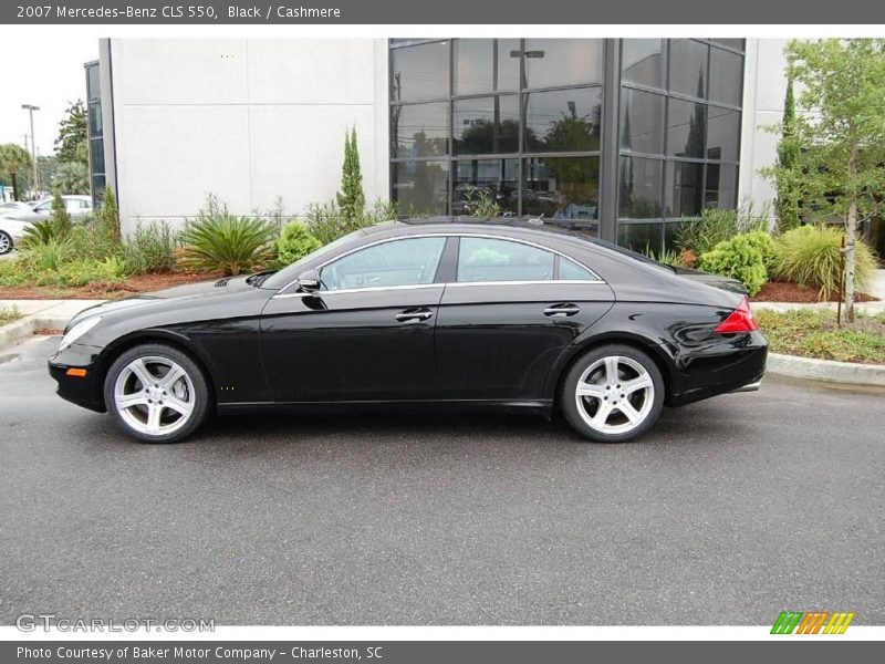 Black / Cashmere 2007 Mercedes-Benz CLS 550