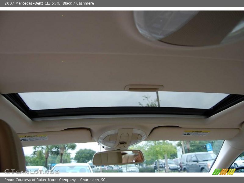 Black / Cashmere 2007 Mercedes-Benz CLS 550