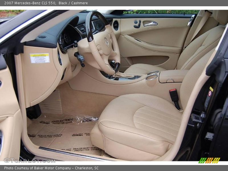 Black / Cashmere 2007 Mercedes-Benz CLS 550