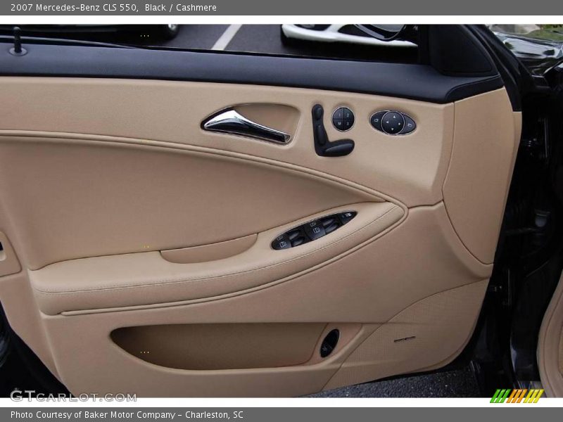 Black / Cashmere 2007 Mercedes-Benz CLS 550