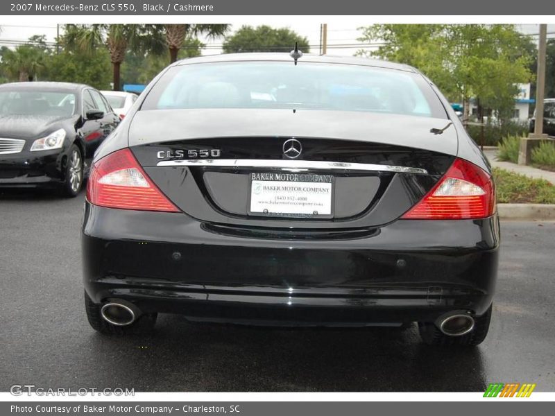 Black / Cashmere 2007 Mercedes-Benz CLS 550