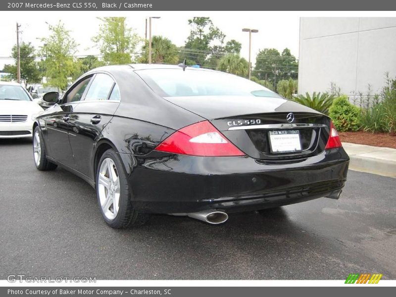 Black / Cashmere 2007 Mercedes-Benz CLS 550