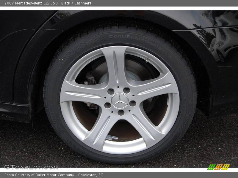 Black / Cashmere 2007 Mercedes-Benz CLS 550