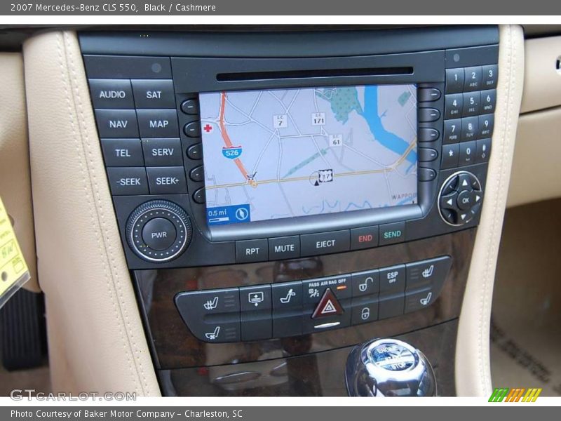 Black / Cashmere 2007 Mercedes-Benz CLS 550