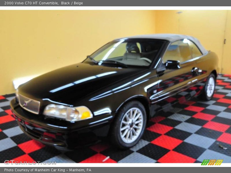 Black / Beige 2000 Volvo C70 HT Convertible