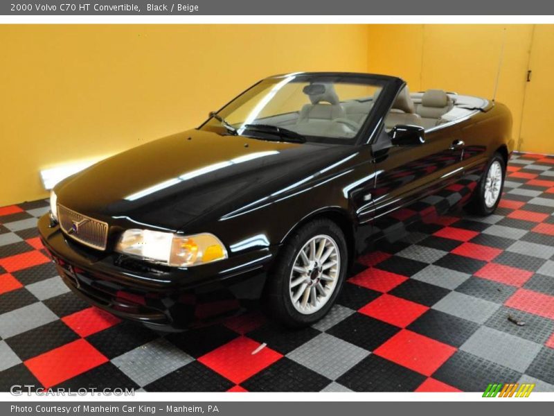 Black / Beige 2000 Volvo C70 HT Convertible