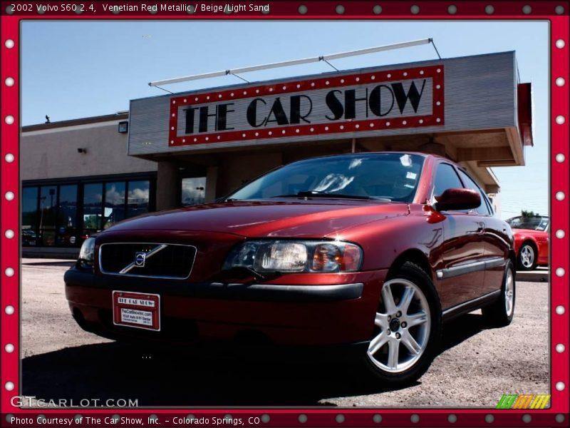 Venetian Red Metallic / Beige/Light Sand 2002 Volvo S60 2.4