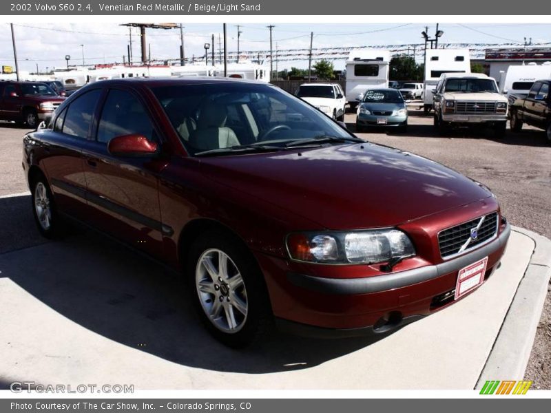 Venetian Red Metallic / Beige/Light Sand 2002 Volvo S60 2.4