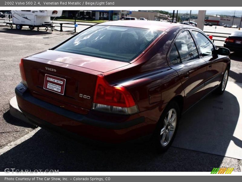 Venetian Red Metallic / Beige/Light Sand 2002 Volvo S60 2.4
