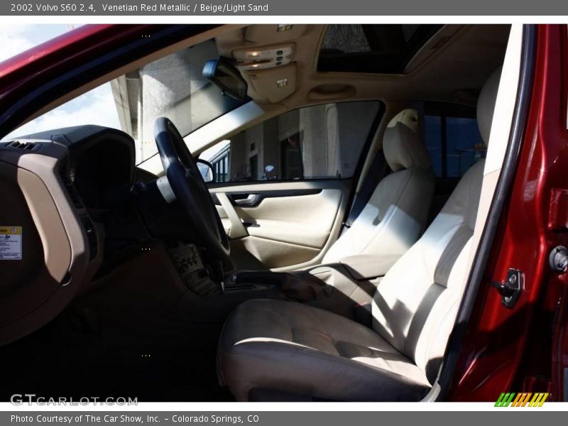 Venetian Red Metallic / Beige/Light Sand 2002 Volvo S60 2.4