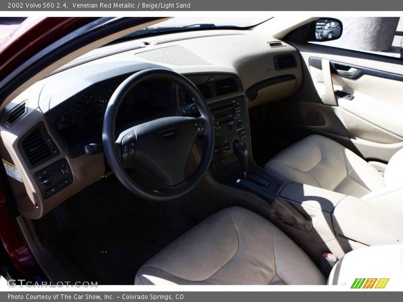 Venetian Red Metallic / Beige/Light Sand 2002 Volvo S60 2.4