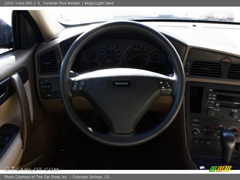 Venetian Red Metallic / Beige/Light Sand 2002 Volvo S60 2.4