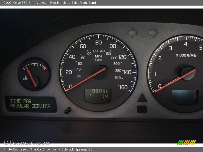 Venetian Red Metallic / Beige/Light Sand 2002 Volvo S60 2.4