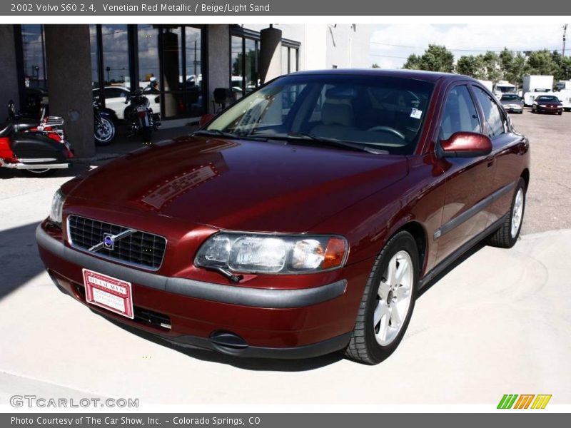 Venetian Red Metallic / Beige/Light Sand 2002 Volvo S60 2.4
