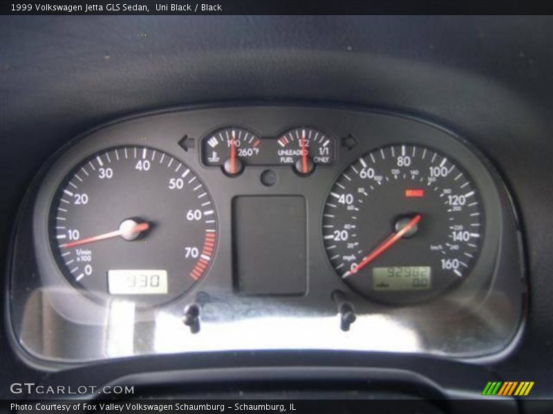 Uni Black / Black 1999 Volkswagen Jetta GLS Sedan