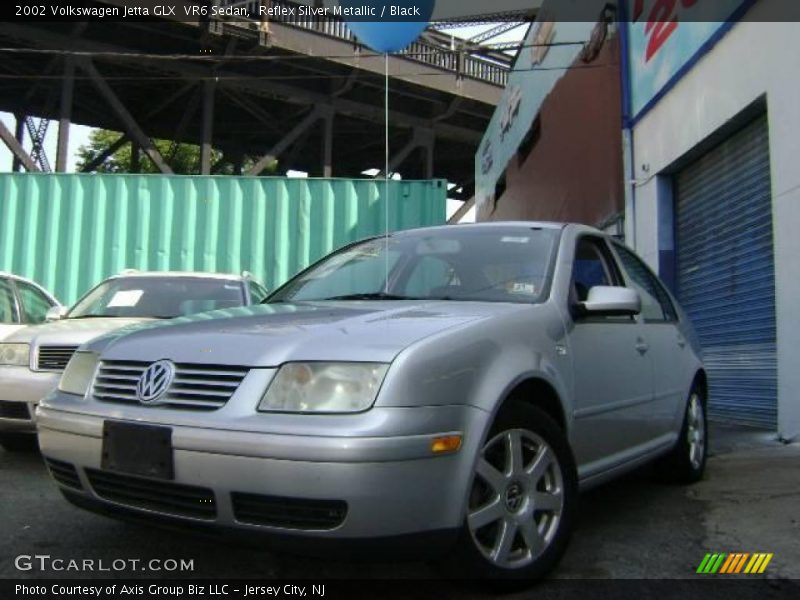 Reflex Silver Metallic / Black 2002 Volkswagen Jetta GLX  VR6 Sedan