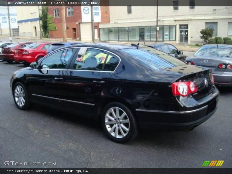Deep Black / Black 2006 Volkswagen Passat 3.6 Sedan