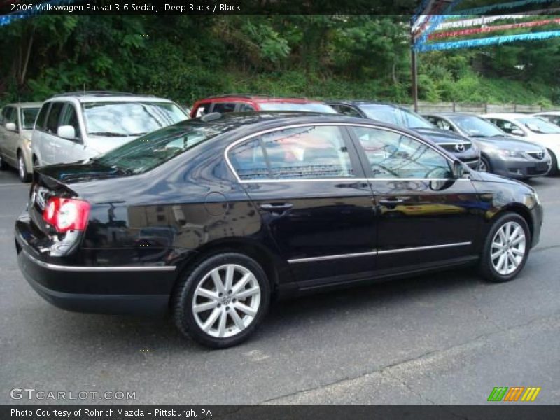 Deep Black / Black 2006 Volkswagen Passat 3.6 Sedan