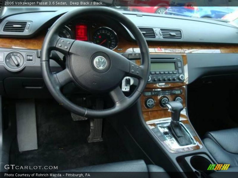 Deep Black / Black 2006 Volkswagen Passat 3.6 Sedan
