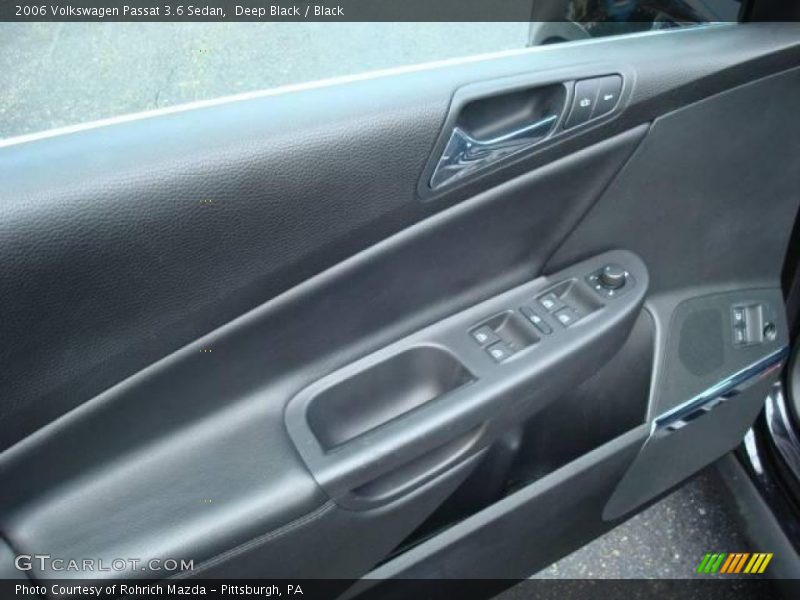 Deep Black / Black 2006 Volkswagen Passat 3.6 Sedan