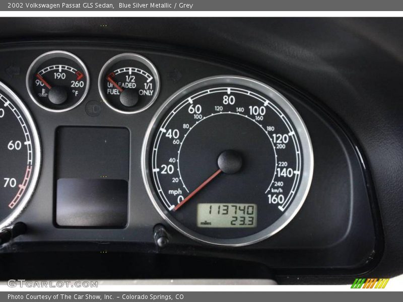 Blue Silver Metallic / Grey 2002 Volkswagen Passat GLS Sedan