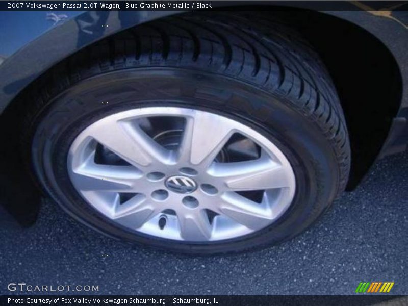Blue Graphite Metallic / Black 2007 Volkswagen Passat 2.0T Wagon