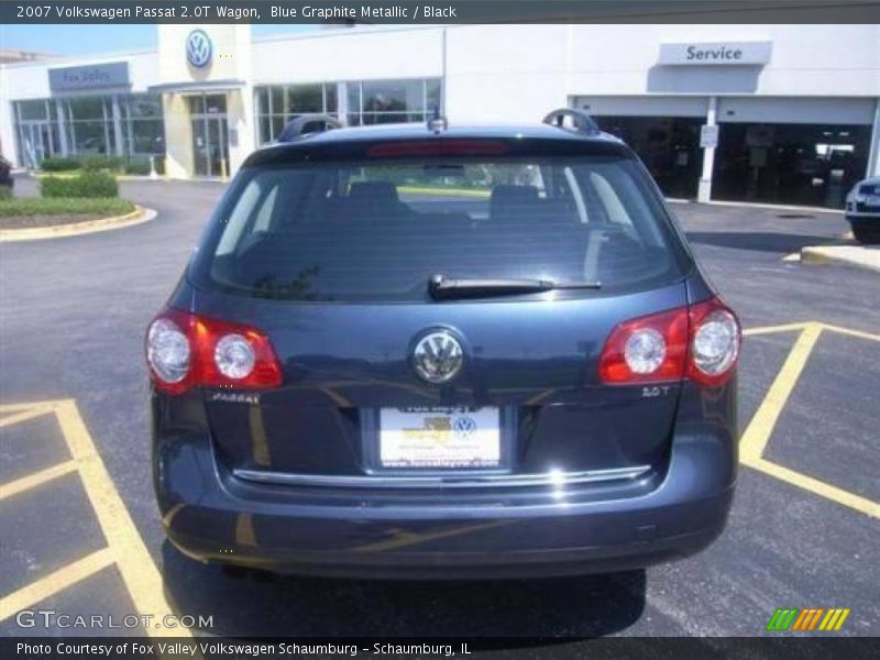 Blue Graphite Metallic / Black 2007 Volkswagen Passat 2.0T Wagon