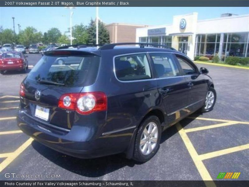 Blue Graphite Metallic / Black 2007 Volkswagen Passat 2.0T Wagon